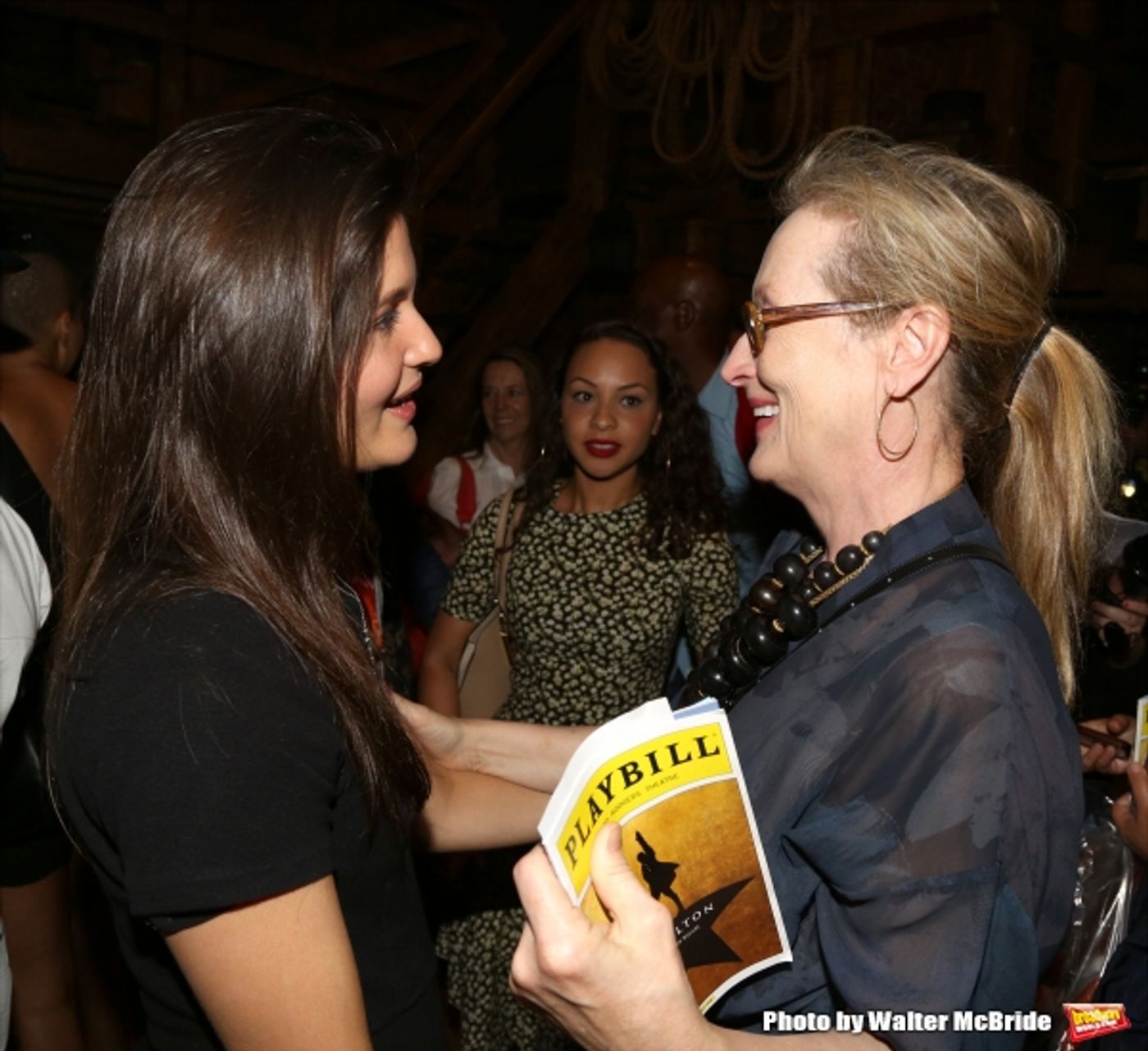 Exclusive Photo Coverage: Meryl Streep Stops By Richard Rodgers to Catch HAMILTON!  Image