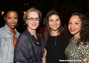 Meryl Streep visits Renee Elise Goldsberry, Phillipa Soo and Jasmine Cephas Jones @ BroadwayWorld Meryl Streep visits Renee Elise Goldsberry, Phillipa Soo and Jasmine Cephas Jones Photo