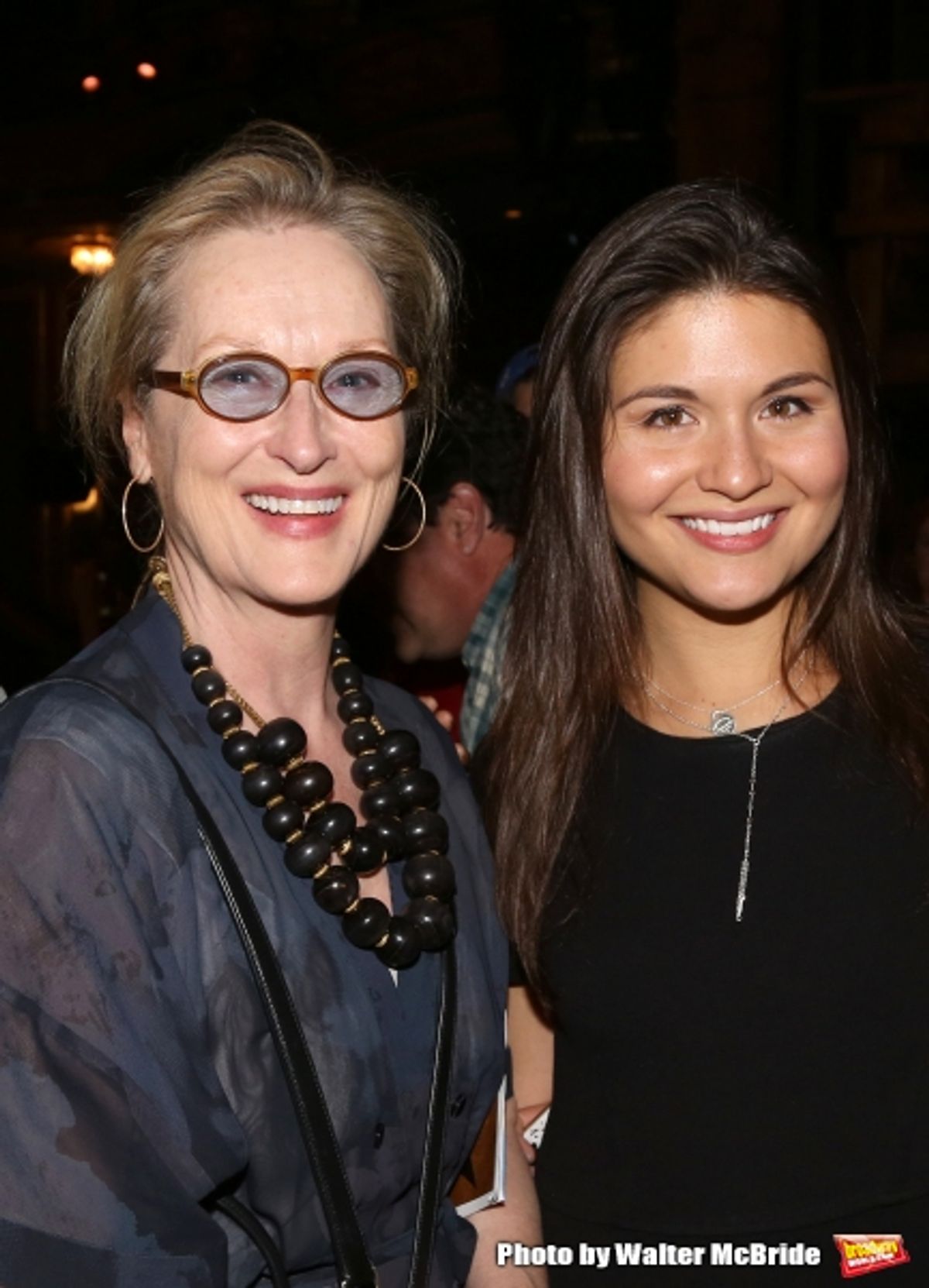 Meryl Streep visits Phillipa Soo at 