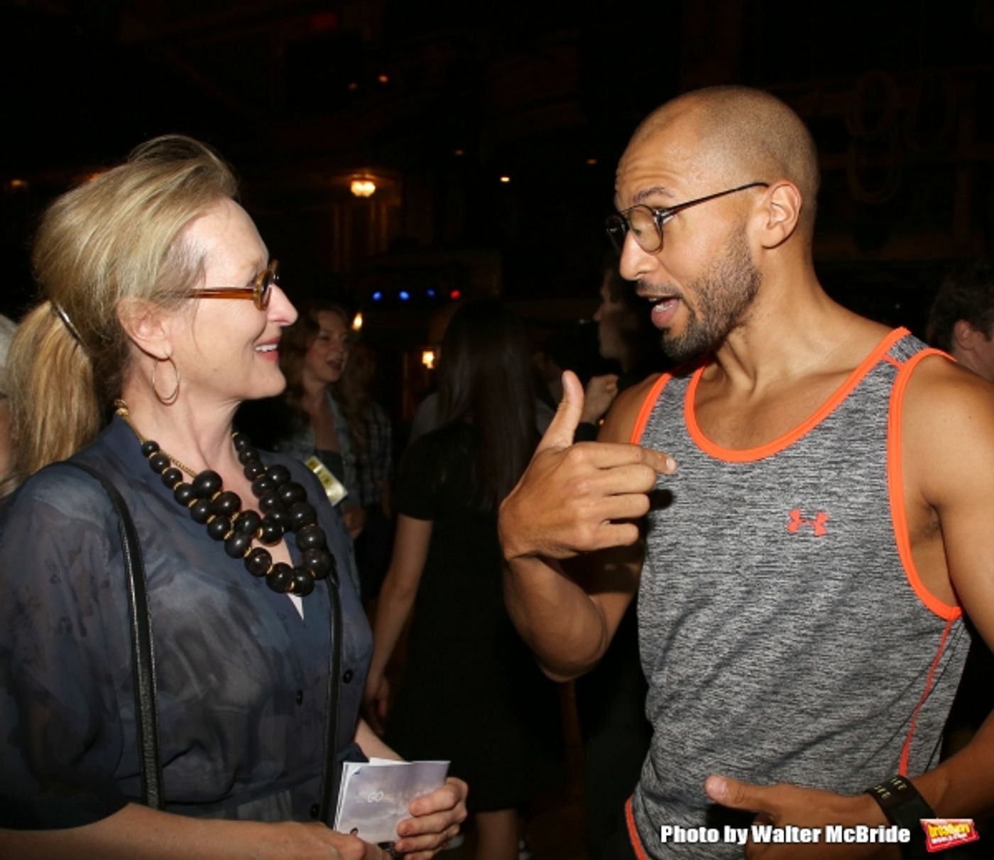 Exclusive Photo Coverage: Meryl Streep Stops By Richard Rodgers to Catch HAMILTON!  Image
