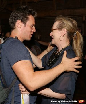 Meryl Streep visits Jonathan Groff @ BroadwayWorld Meryl Streep visits Jonathan Groff Photo