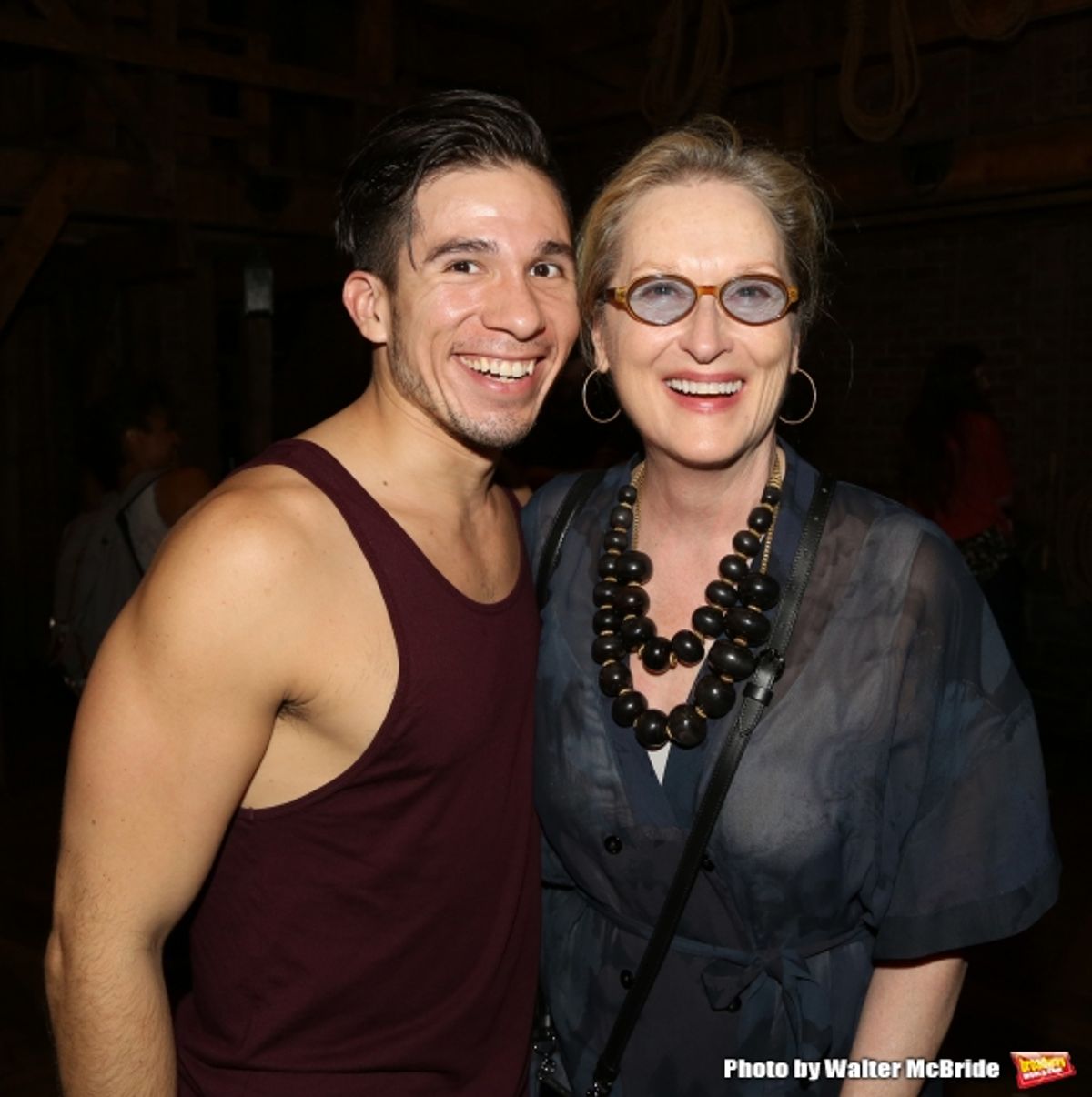 Meryl Streep visits Jon Rua at 