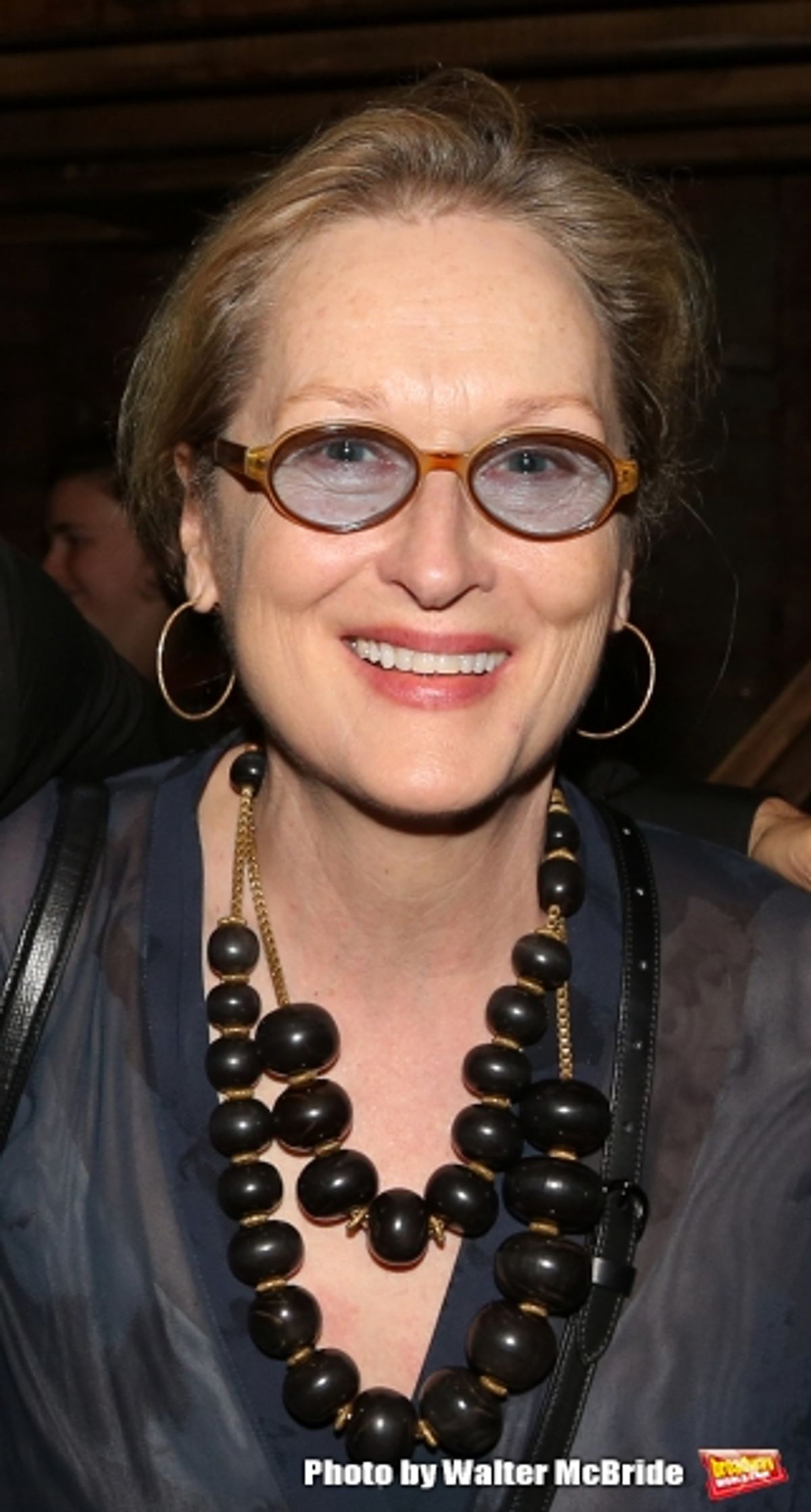 Meryl Streep at Exclusive Meryl Streep Stops By Richard Rodgers to Catch HAMILTON!