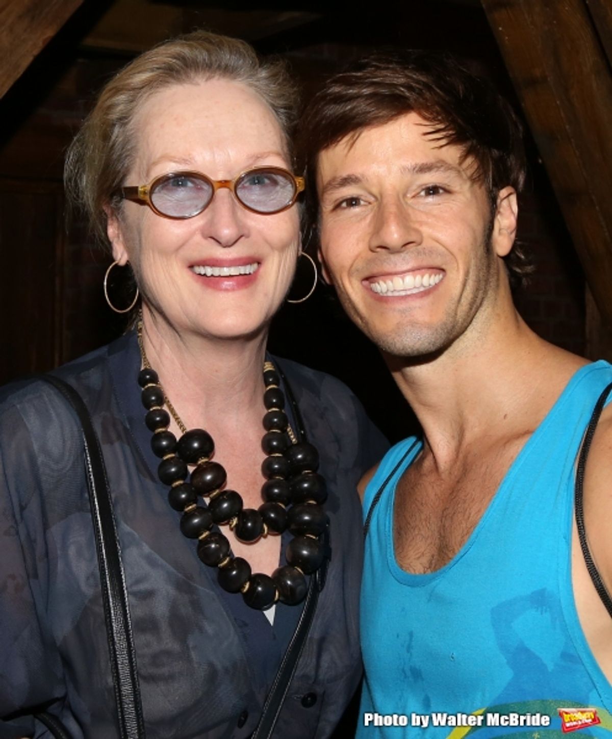 Meryl Streep visits Thayne Jasperson at 
