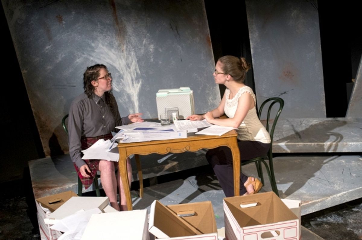 Briana Finegan and Nora Bingham at 