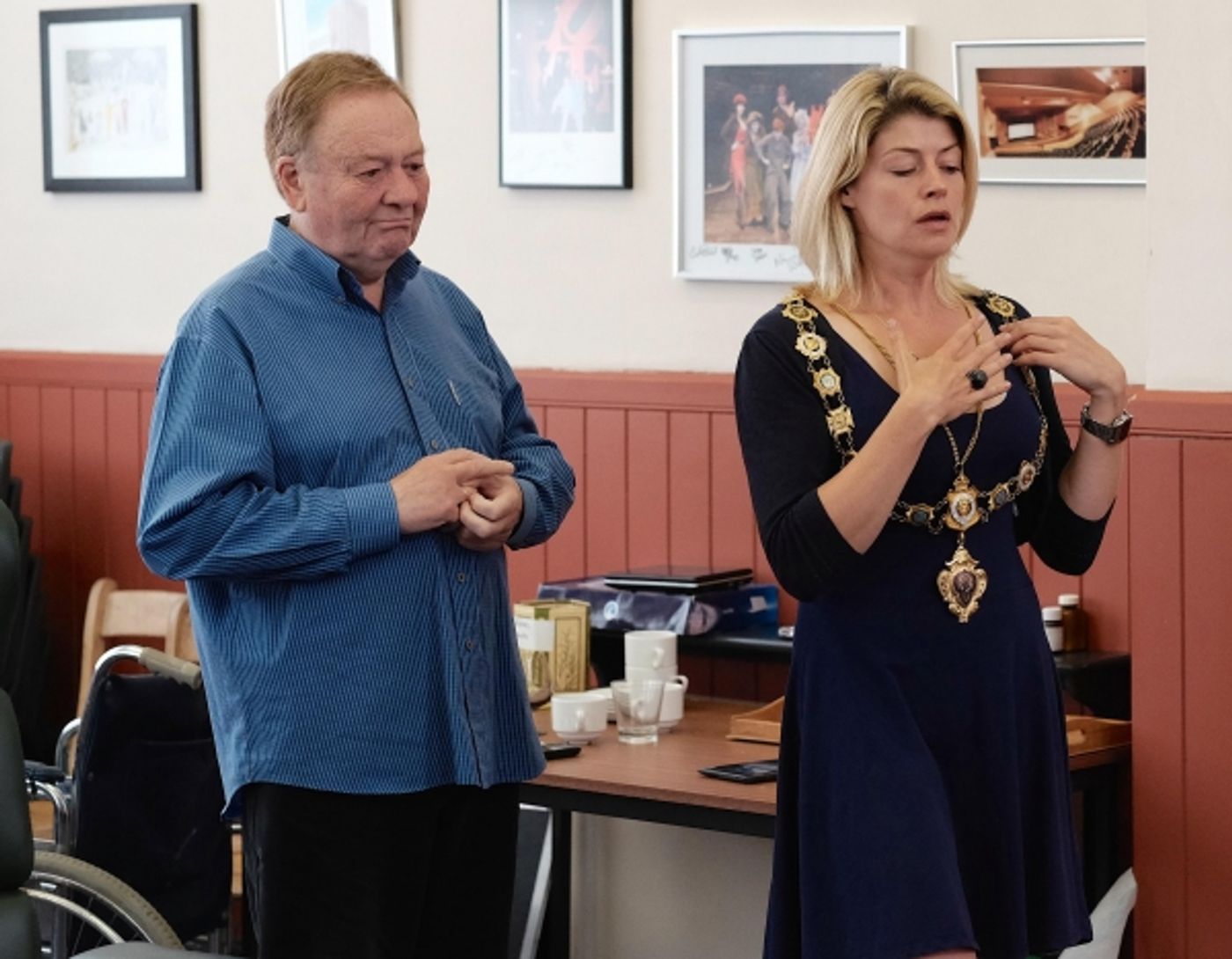 Photo Flash: In Rehearsal for Alan Ayckbourn's HERO'S WELCOME at Stephen Joseph Theatre Photo Flash: In Rehearsal for Alan Ayckbourn's HERO'S WELCOME at Stephen Joseph Theatre Image