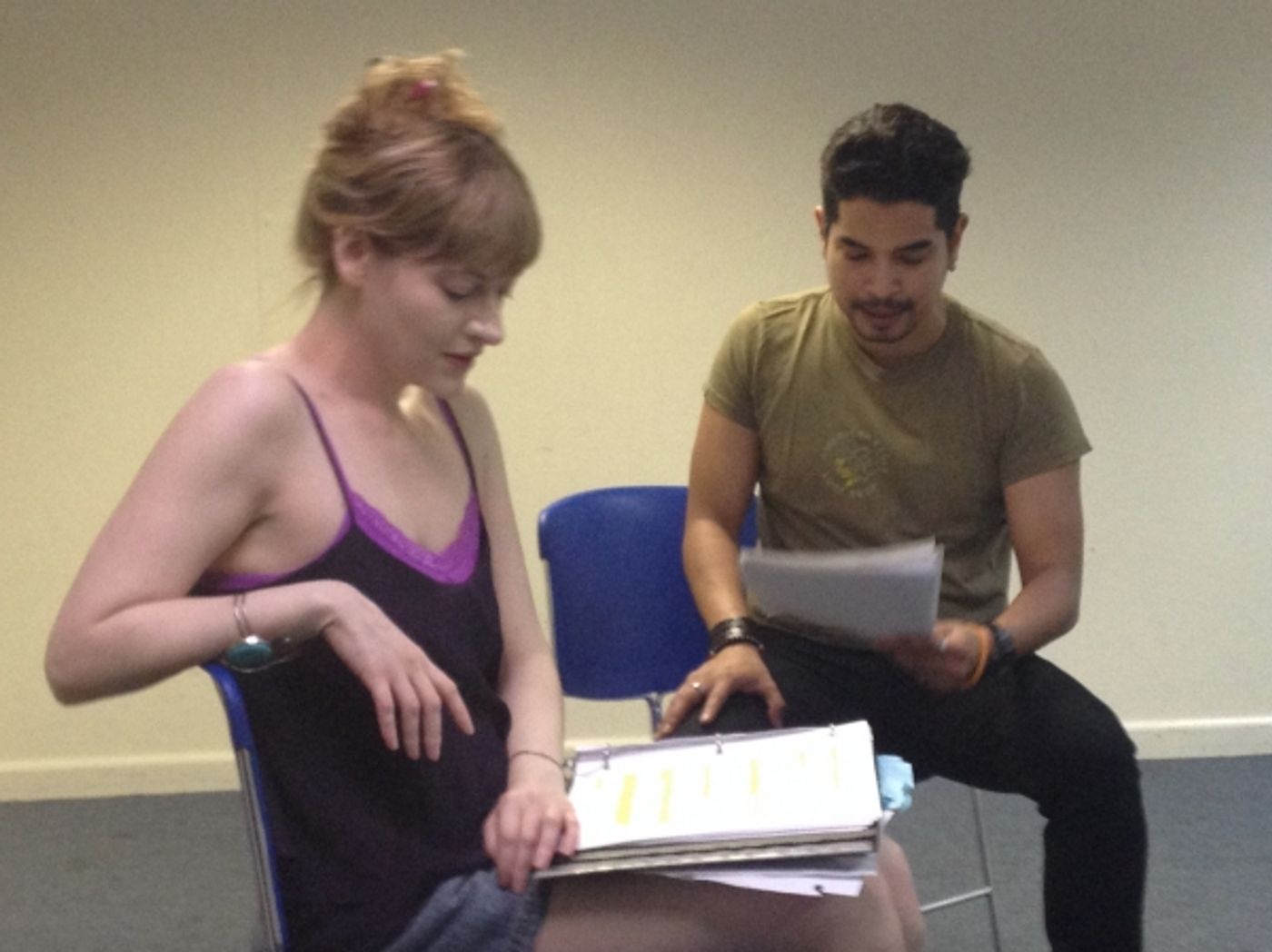 Photo Flash: In Rehearsal for THE GOD GAFFE at FringeNYC  Image