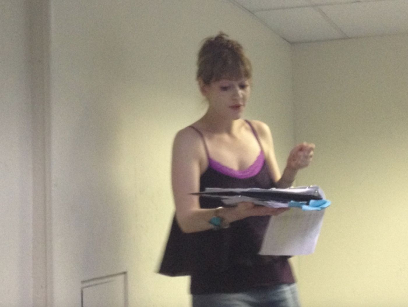 Photo Flash: In Rehearsal for THE GOD GAFFE at FringeNYC  Image