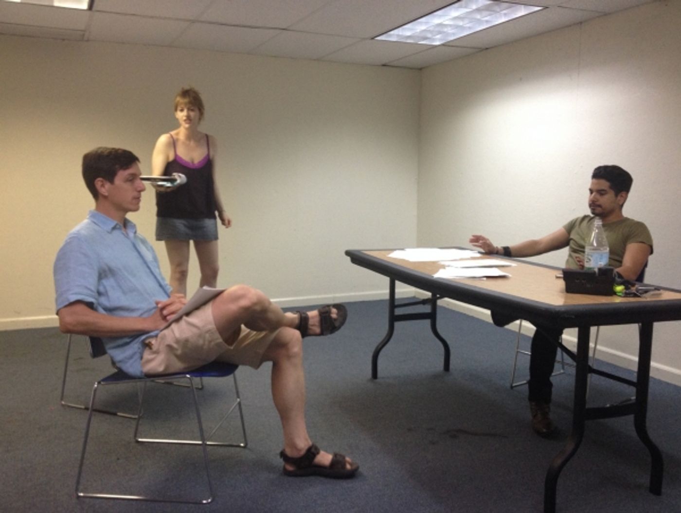 Photo Flash: In Rehearsal for THE GOD GAFFE at FringeNYC  Image