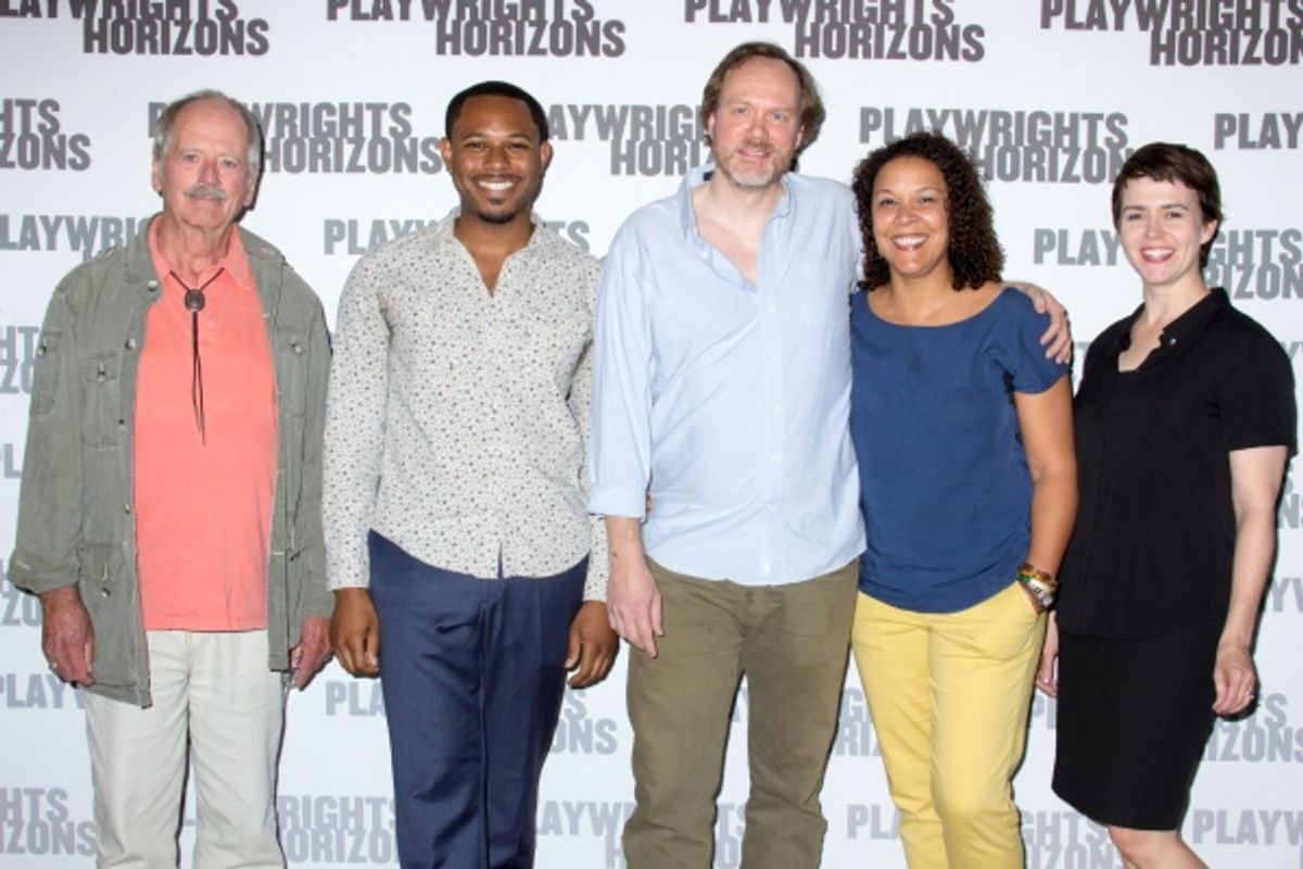 Philip Kerr, Larry Powell, Andrew Garman, Linda Powell, Emily Donahoe at 