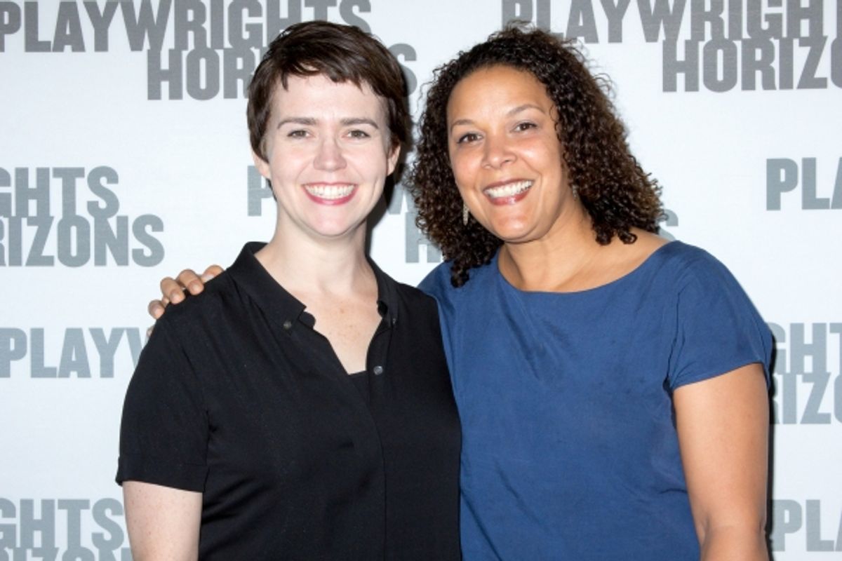 Emily Donahoe, Linda Powell at 