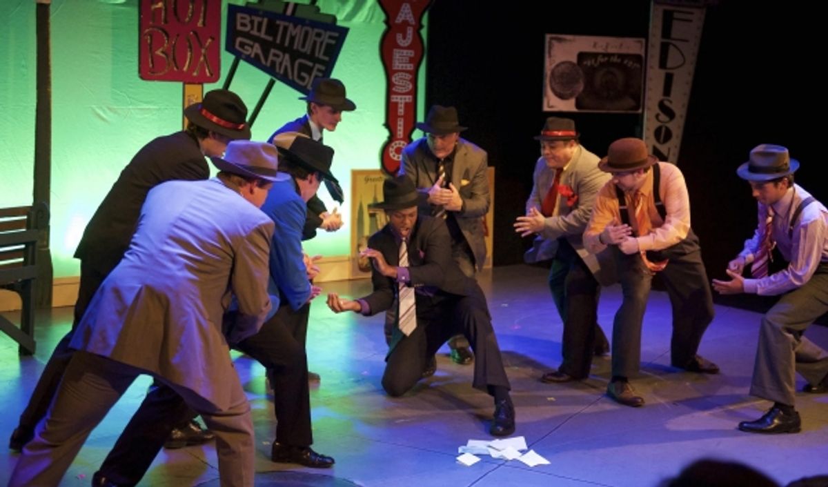 Sky Masterson (J. Quinton Johnson) and the Gamblers at 