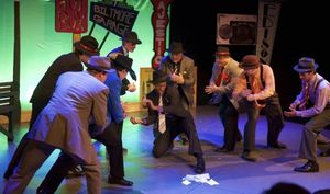 Sky Masterson (J. Quinton Johnson) and the Gamblers Photo