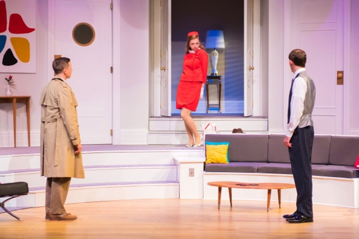 Ryan Schabach as Robert, Anne Walaszek as Gloria, Brian J. Gill as Bernard at 