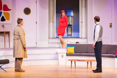 Ryan Schabach as Robert, Anne Walaszek as Gloria, Brian J. Gill as Bernard Photo