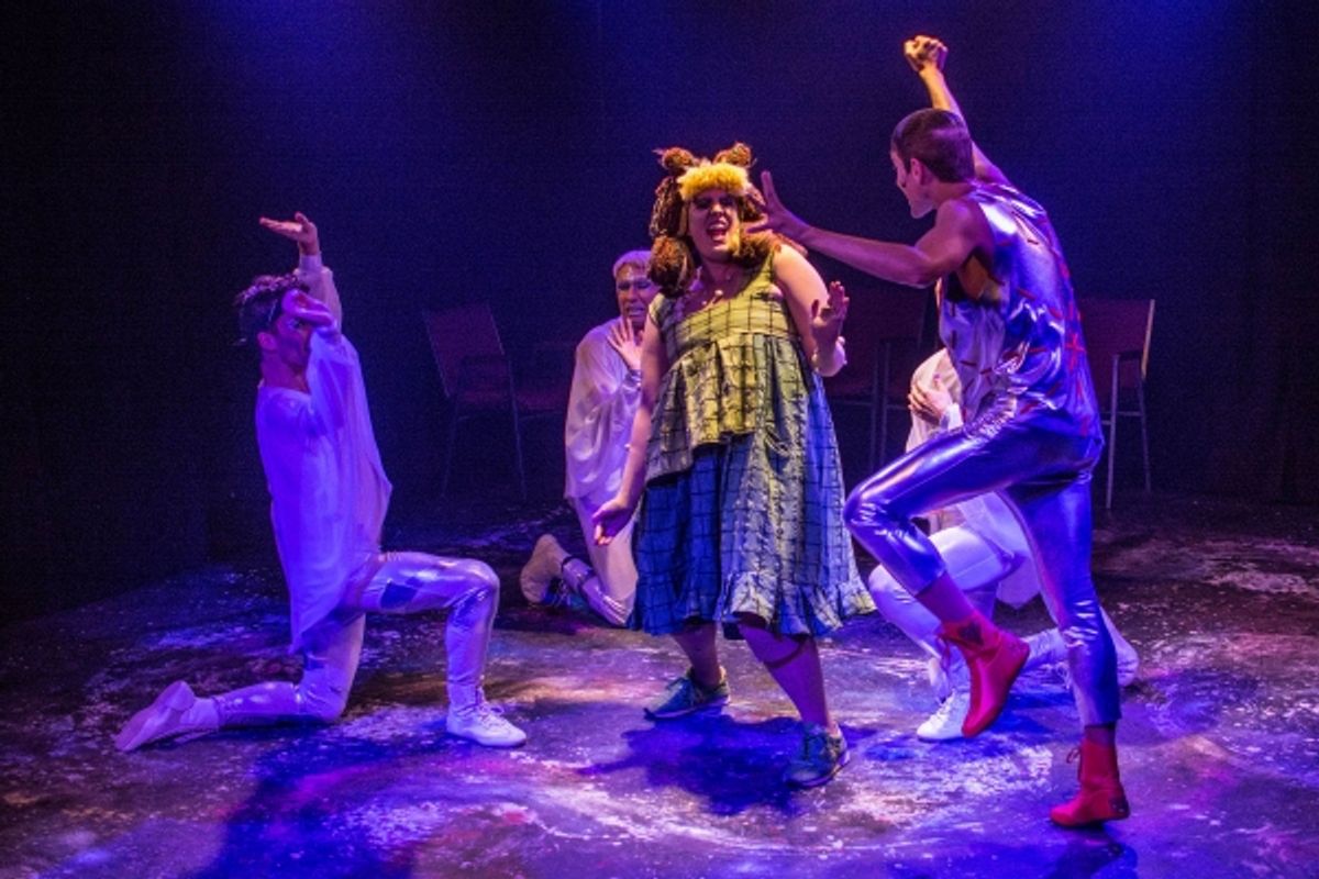 Christina Boucher and Steve Love with Luke Michael Grimes, Christopher Tuttle and Jeff Meyer at 