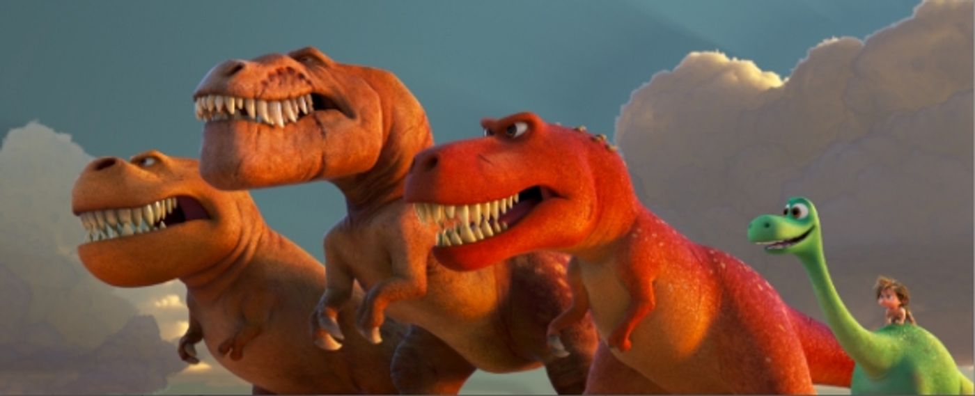 Photo Flash: T-Rex Trio! New Shot from Disney/Pixar's THE GOOD DINOSAUR Photo Flash: T-Rex Trio! New Shot from Disney/Pixar's THE GOOD DINOSAUR Image