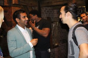 Aziz Ansari and Lin-Manuel Miranda Photo