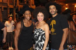 Ephraim M. Sykes, Sasha Hutchings and Daveed Diggs Photo