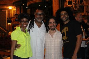 Adriane Lenox, Zane Mark, Alex Lacamoire and Daveed Diggs Photo