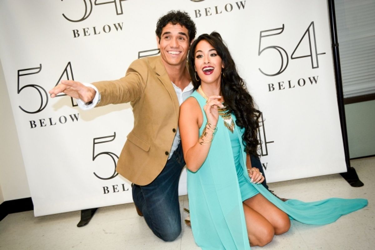 Adam Jacobs, Courtney Reed at 