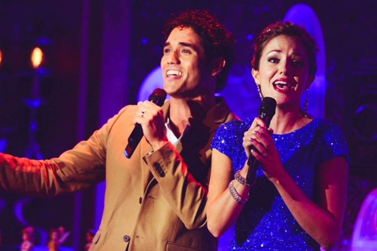 Adam Jacobs, Laura Osnes at 