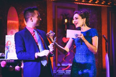 Benjamin Rauhala and Laura Osnes Photo