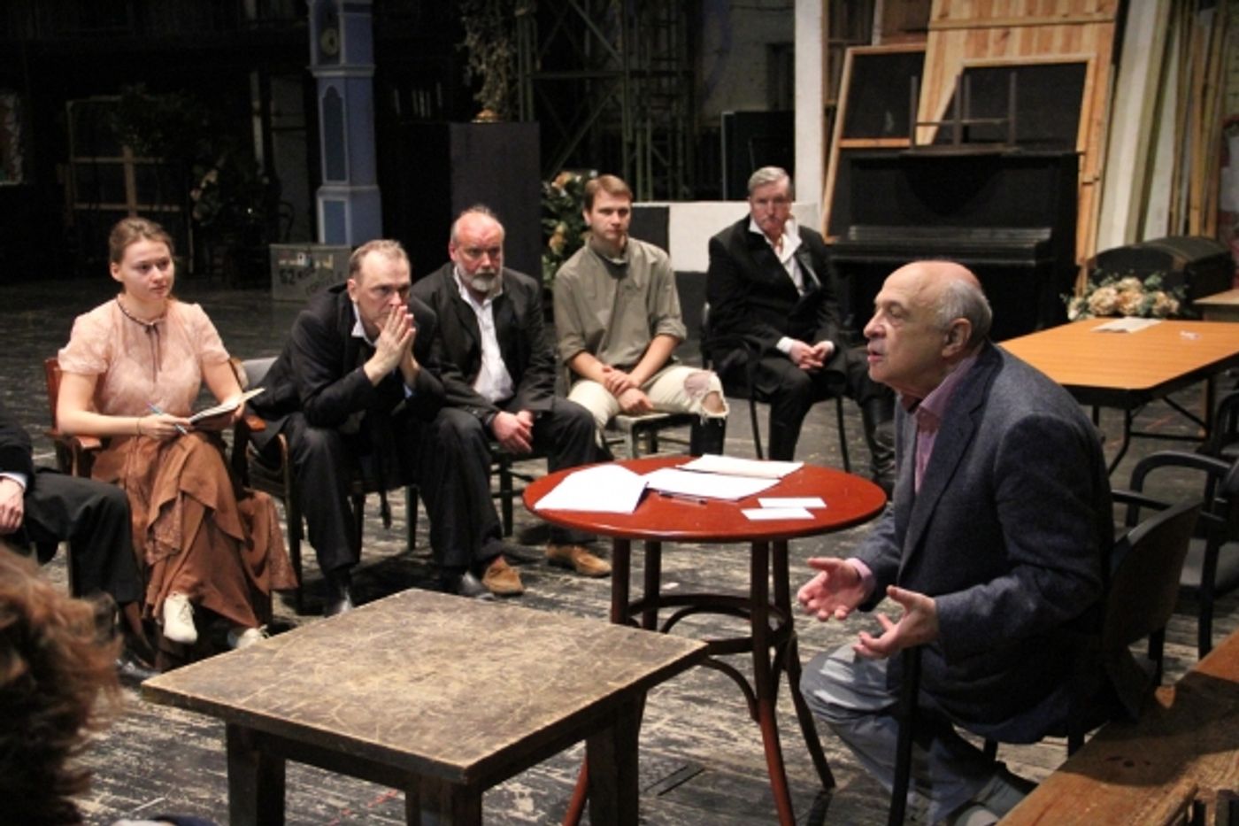 Photo Flash: In Rehearsal with National Academic Theatre of Russian Drama Lesya Ukrainka at St. James Theatre Photo Flash: In Rehearsal with National Academic Theatre of Russian Drama Lesya Ukrainka at St. James Theatre Image