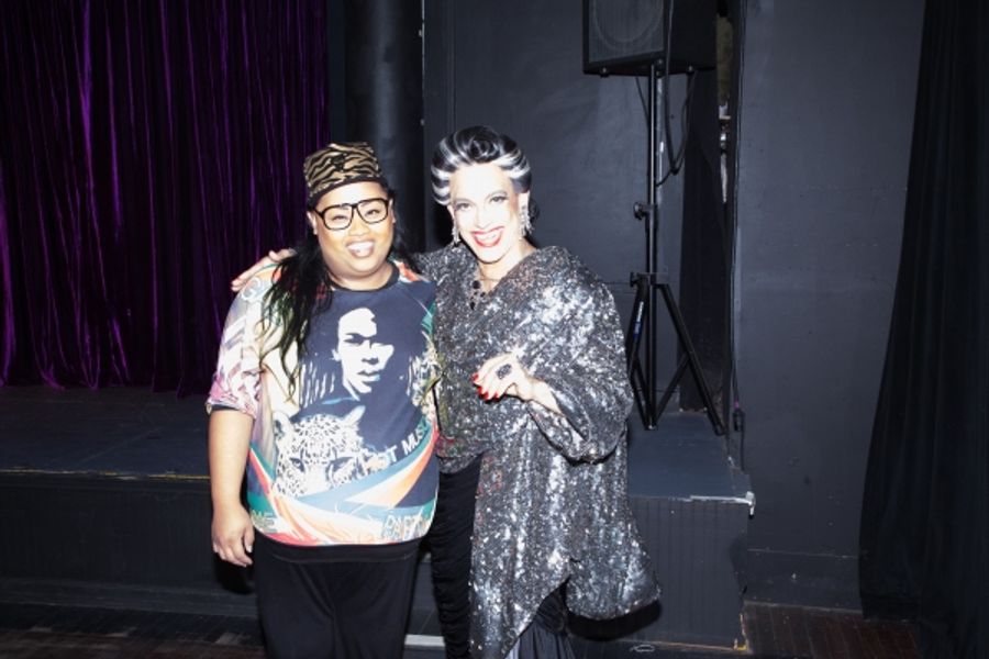 Photo Flash: Jiggly Caliente Visits RUTHLESS! Off-Broadway Image