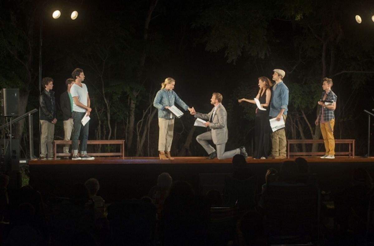 Austyn Myers, Neal Kelley, Kyle Barisich, Piper Perabo, Robert Eli, Julia Motyka, Dan Amboyer and Nick Cearley at 