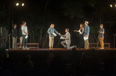 Austyn Myers, Neal Kelley, Kyle Barisich, Piper Perabo, Robert Eli, Julia Motyka, Dan Photo