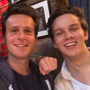 Jonathan Groff and Austin McKenzie @ BroadwayWorld Jonathan Groff and Austin McKenzie Photo