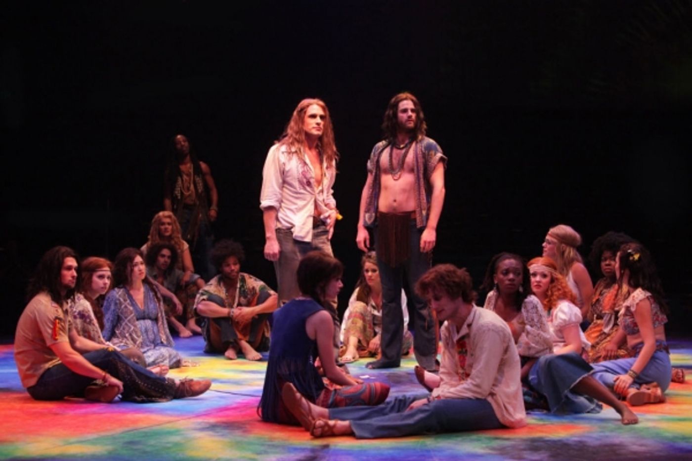 Photo Flash: First Look at Stephanie Mieko Cohen, Laura D'Andre, Peter Saide, Oliver Thornton and More in HAIR at Music Circus  Image