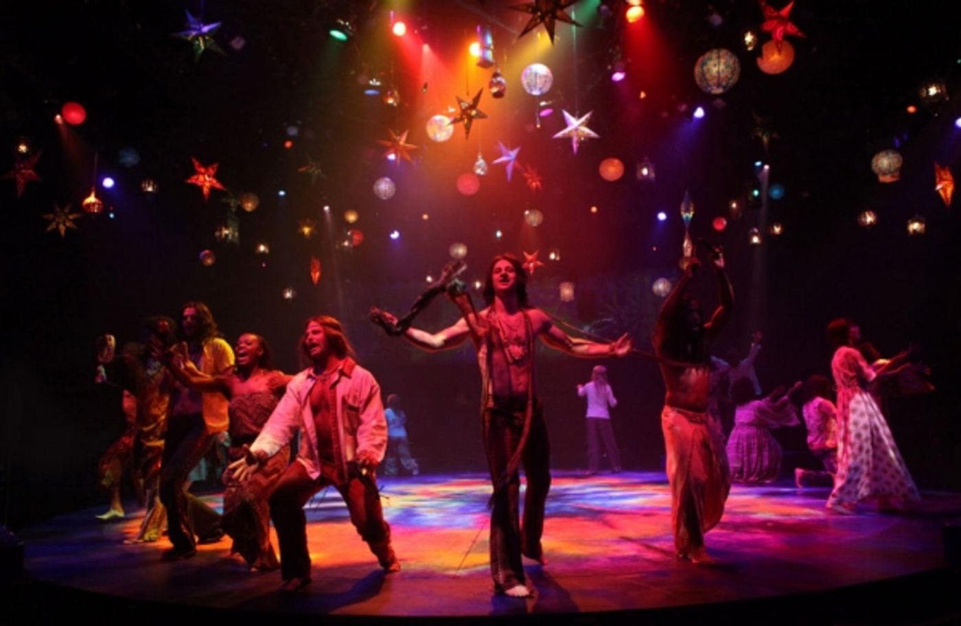 Photo Flash: First Look at Stephanie Mieko Cohen, Laura D'Andre, Peter Saide, Oliver Thornton and More in HAIR at Music Circus  Image