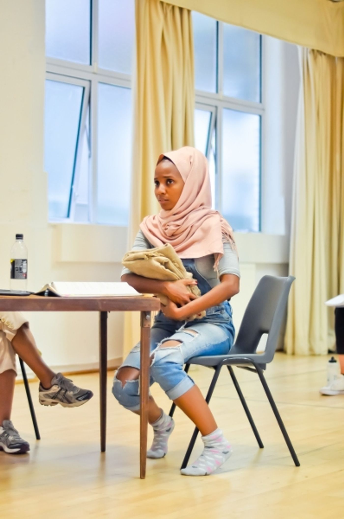 Photo Flash: In Rehearsal for MOUTHFUL Premiere at Metta Theatre  Image