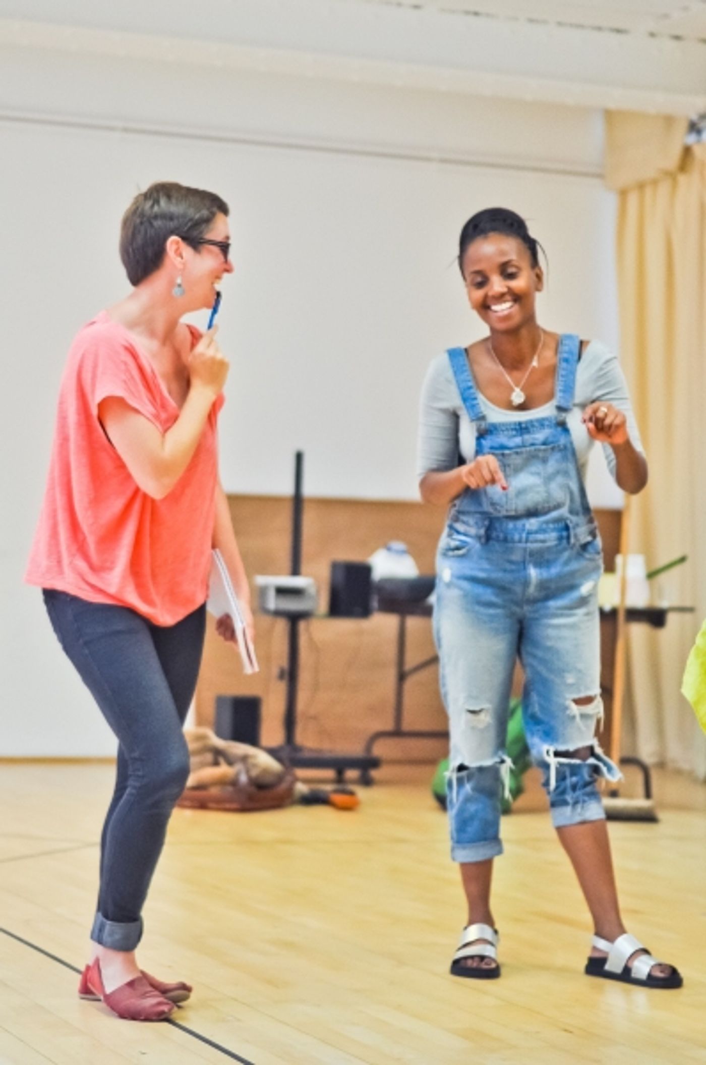 Photo Flash: In Rehearsal for MOUTHFUL Premiere at Metta Theatre  Image