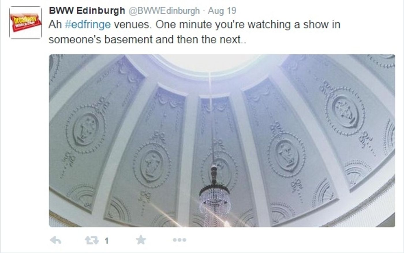 Photo Coverage: Edinburgh Fringe - BWW's Story So Far! Photo Coverage: Edinburgh Fringe - BWW's Story So Far! Image