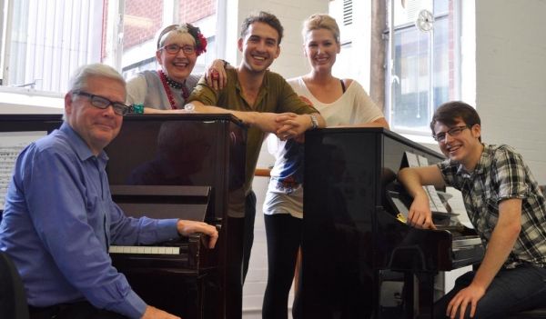 Stuart Pedlar, Su Pollard, Grant McConvey, Marianne Benedict and Dan Glover Photo