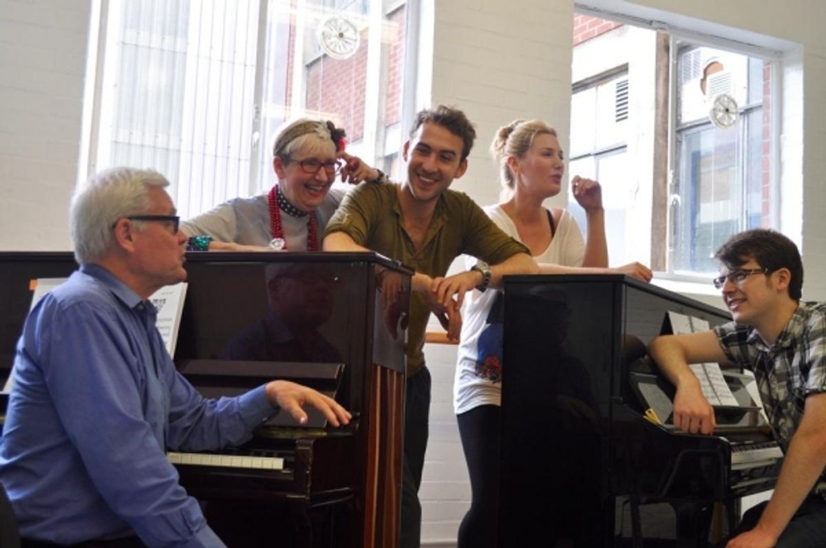 Stuart Pedlar, Su Pollard, Grant McConvey, Marianne Benedict and Dan Glover at 