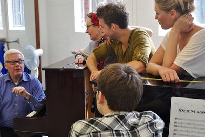 Stuart Pedlar, Su Pollard, Grant McConvey, Marianne Benedict and Dan Glover Photo