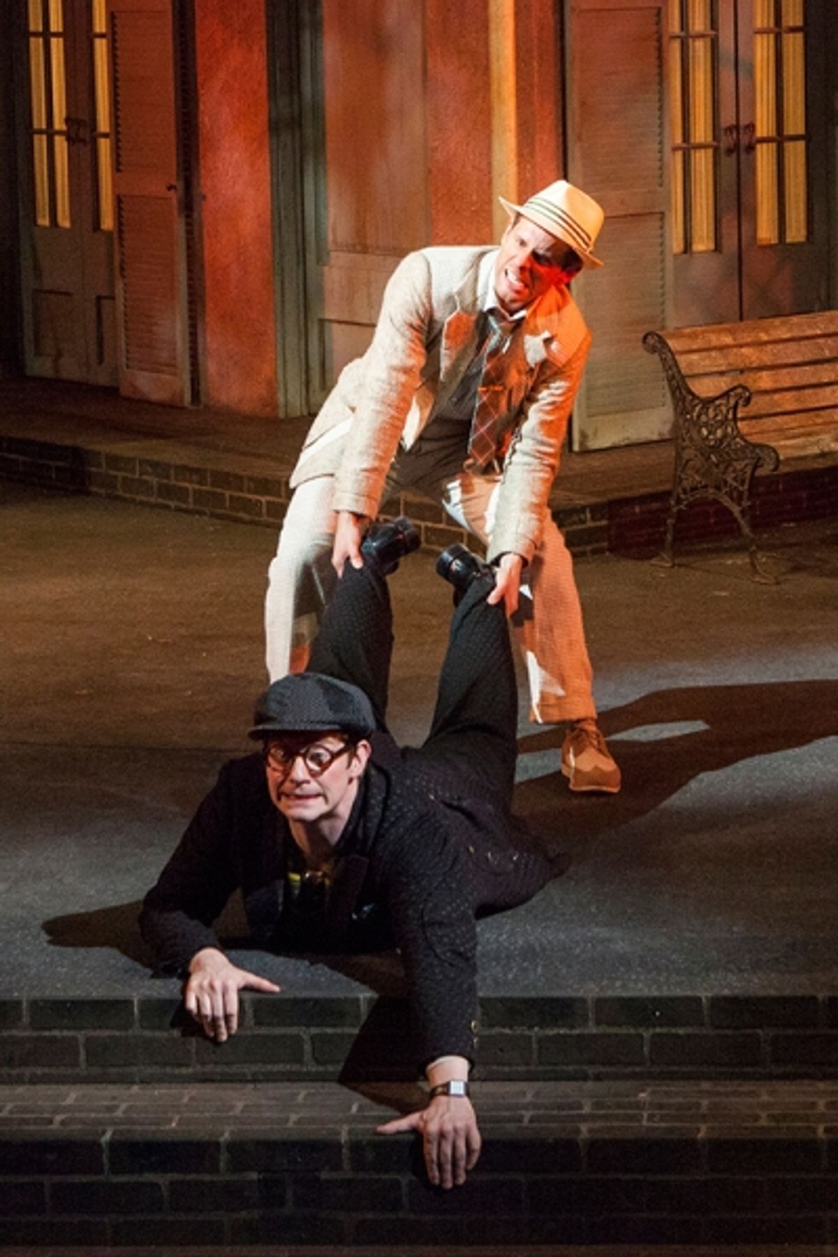 Glenn Howerton and Rory O'Malley  at 