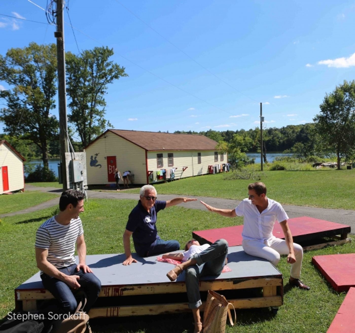 Photo Coverage: Laura Osnes, Max Von Essen, and Steven Reineke Rehearse at French Woods Festival  Image