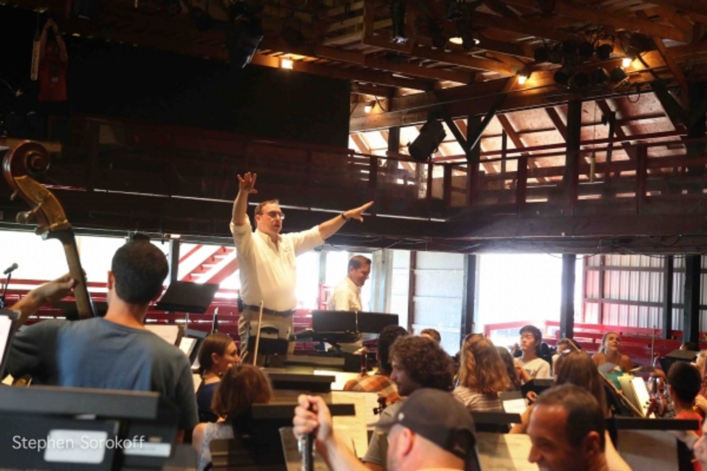 Photo Coverage: Laura Osnes, Max Von Essen, and Steven Reineke Rehearse at French Woods Festival  Image