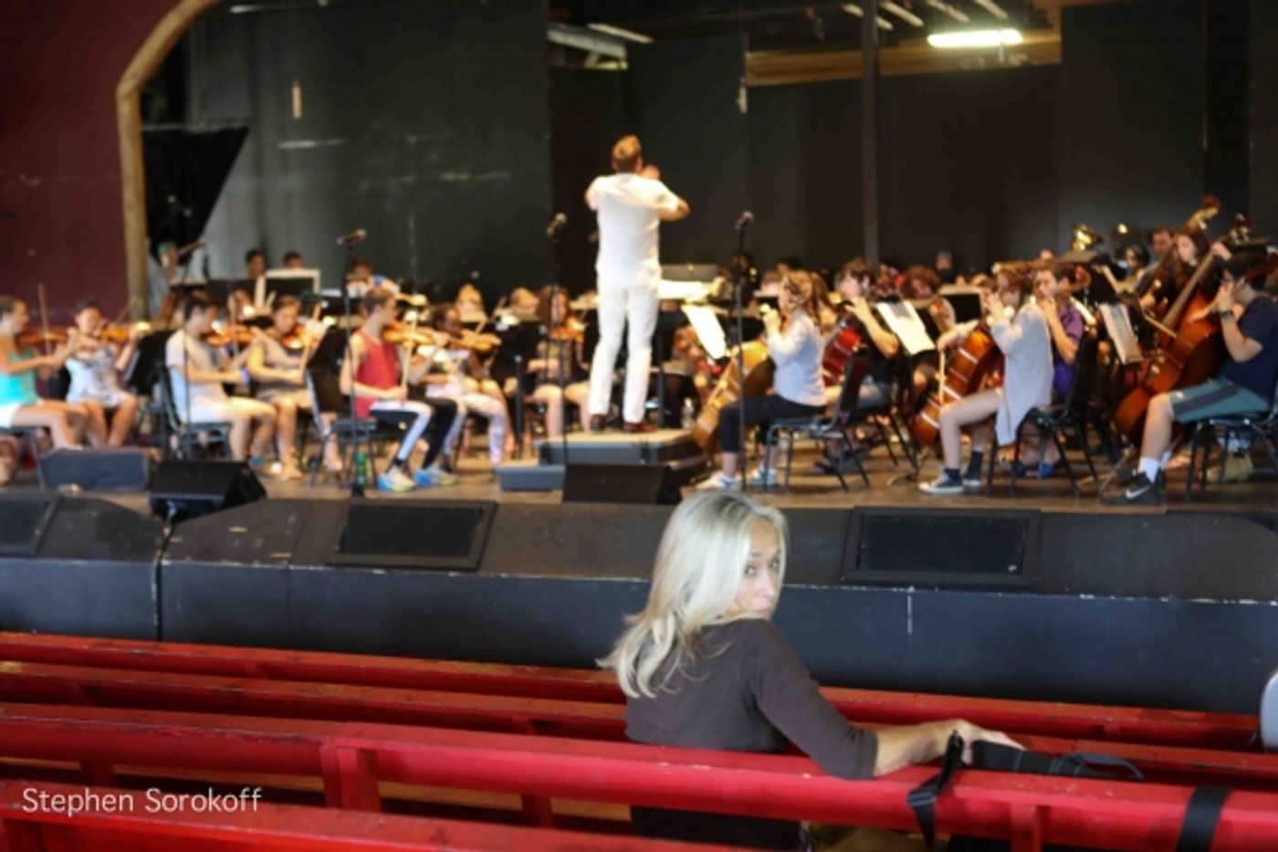 Photo Coverage: Laura Osnes, Max Von Essen, and Steven Reineke Rehearse at French Woods Festival  Image