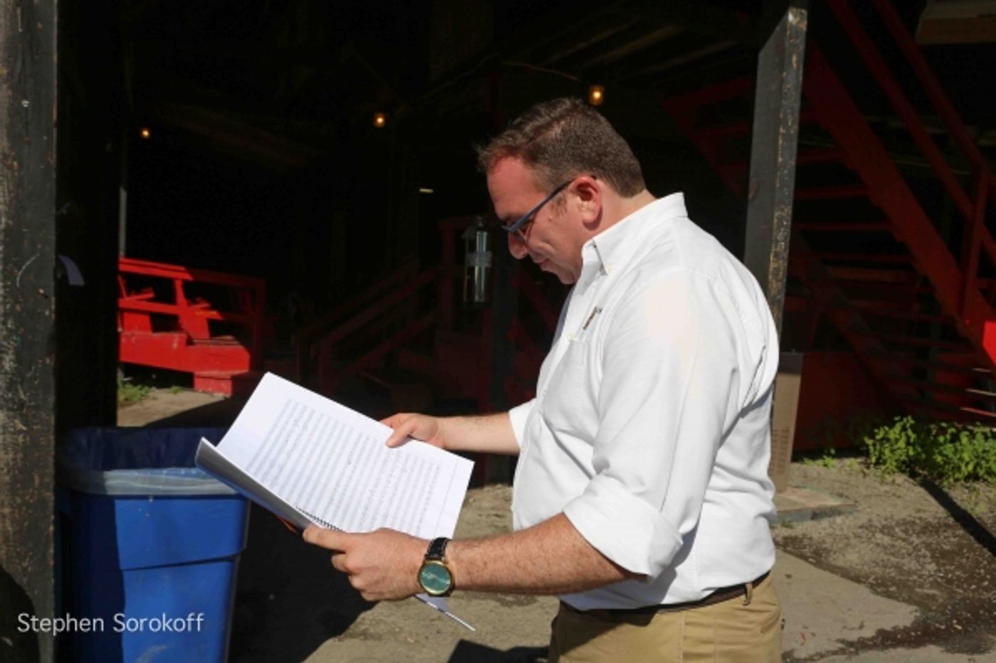 Photo Coverage: Laura Osnes, Max Von Essen, and Steven Reineke Rehearse at French Woods Festival  Image