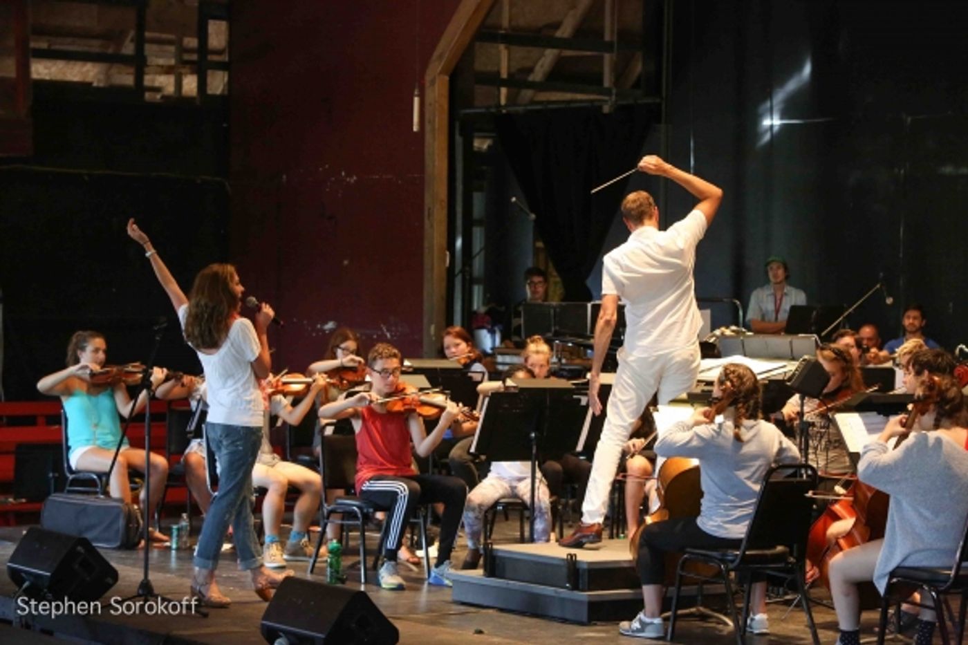 Photo Coverage: Laura Osnes, Max Von Essen, and Steven Reineke Rehearse at French Woods Festival  Image