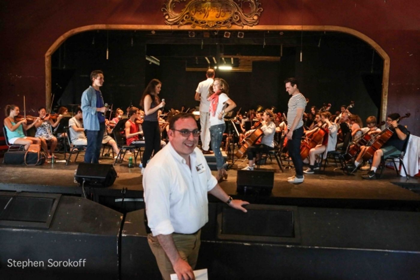 Photo Coverage: Laura Osnes, Max Von Essen, and Steven Reineke Rehearse at French Woods Festival  Image