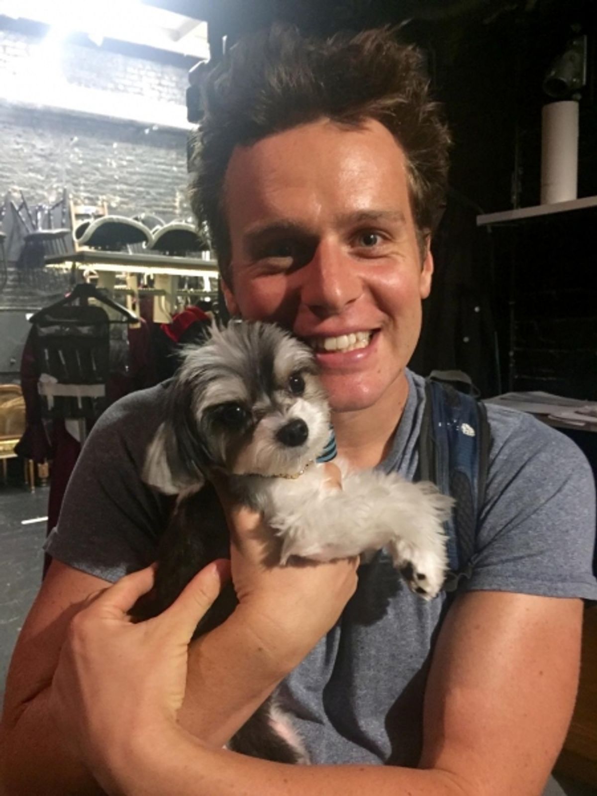 Tinkerbelle the Dog, Jonathan Groff at 
