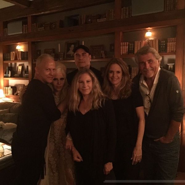 Ryan Murphy, Lady Gaga, John Travolta, Barbra Streisand, Kelly Preston, James Brolin Photo