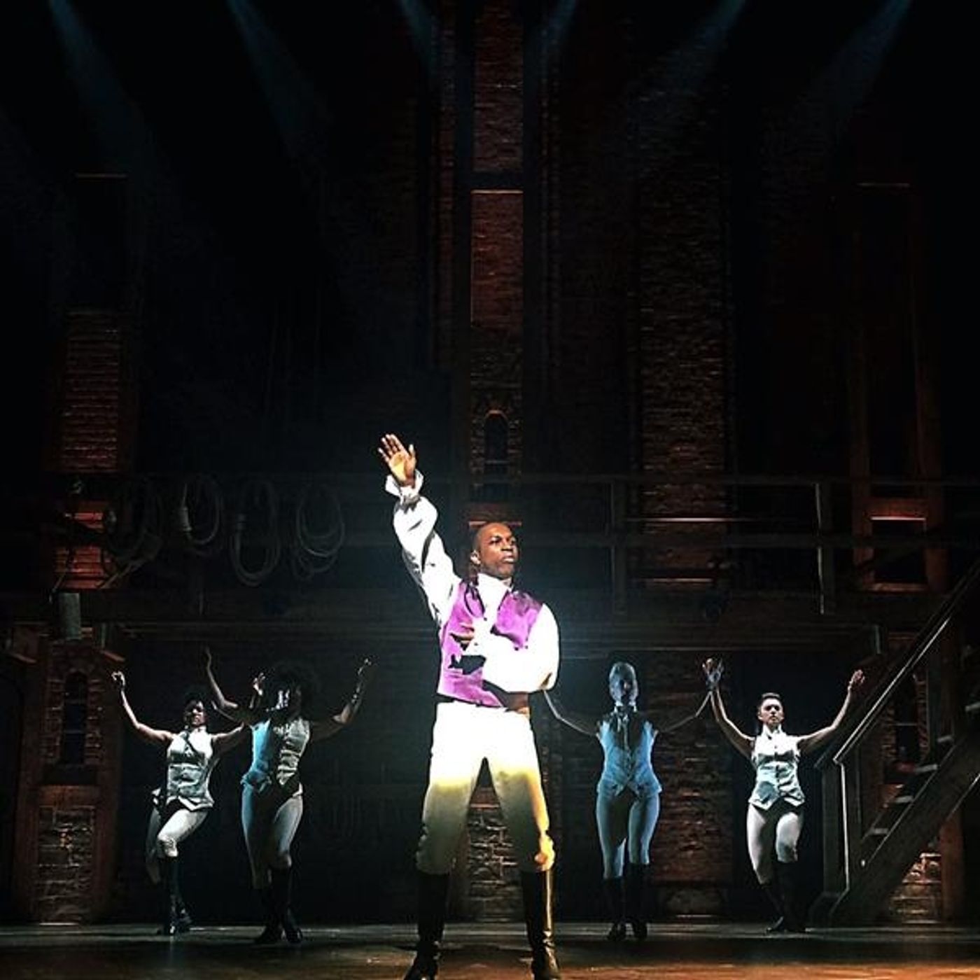 Photo Flash: New HAMILTON Shots, Featuring Lin-Manuel Miranda, Leslie Odom, Jr., Chris Jackson, and More  Image